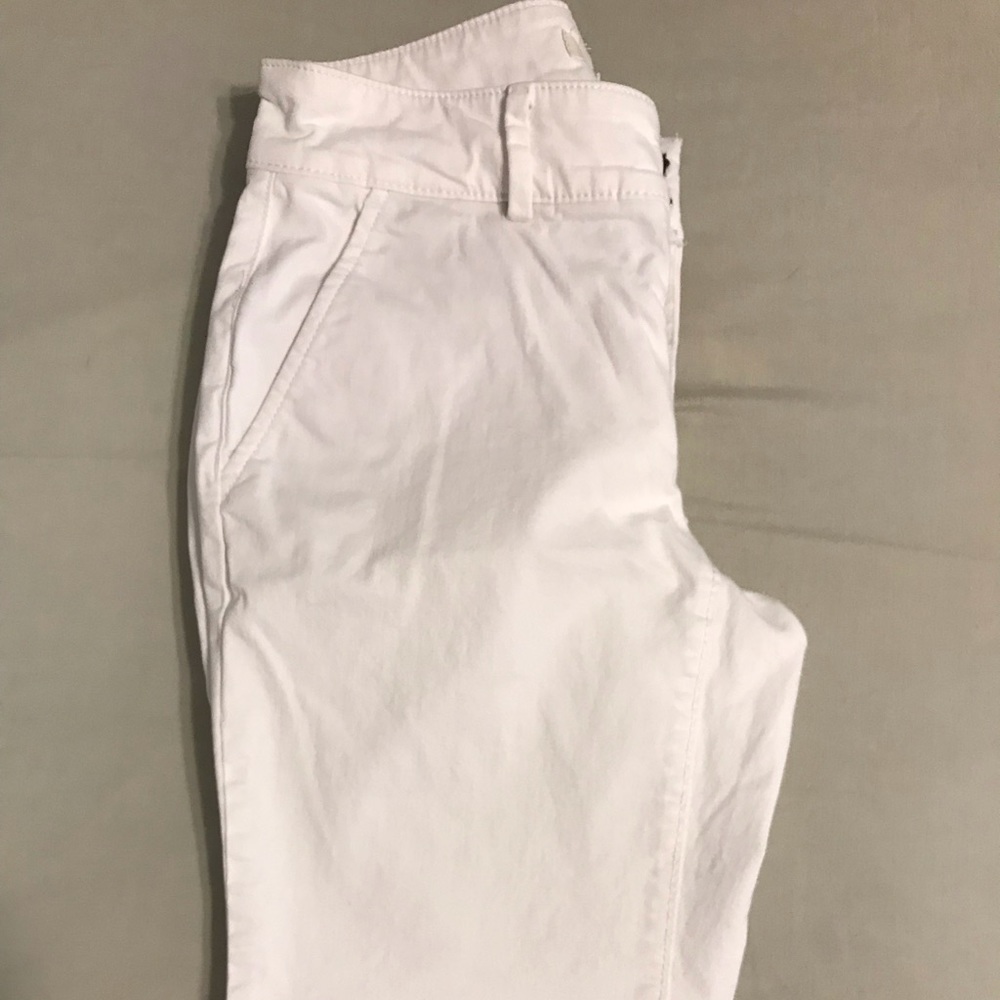 White chino style pant